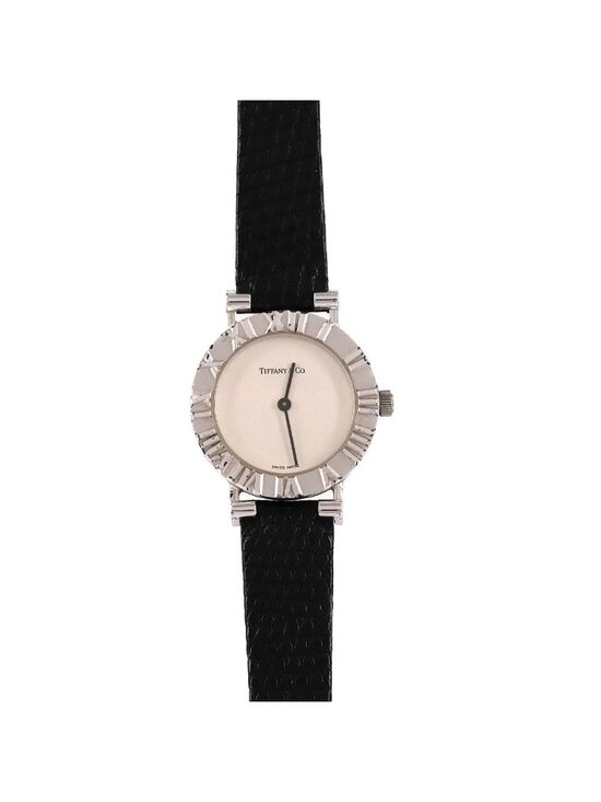 Tiffany & Co. Accessories - Tiffany & Co Atlas Silver Quartz Watch
